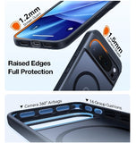 GOOGLE PIXEL 10 PRO XL PREMIUM SLIM MAGSAFE TRANSLUCENT BUMPER CASE MATTE BLACK | TORRAS