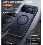 GOOGLE PIXEL 10 PRO XL PREMIUM SLIM MAGSAFE TRANSLUCENT BUMPER CASE MATTE BLACK | TORRAS