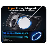 GOOGLE PIXEL 10 PRO XL PREMIUM SLIM DUAL LAYER RUGGED MAGSAFE CASE BLACK