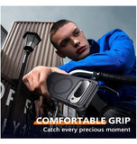 GOOGLE PIXEL 10 PRO XL PREMIUM SLIM DUAL LAYER RUGGED MAGSAFE CASE BLACK