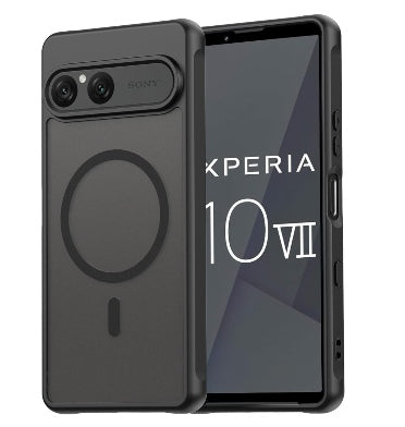 SONY XPERIA 10 VII SLIM PROTECTIVE MAGSAFE CASE TRANSLUCENT BLACK