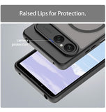 SONY XPERIA 10 VII SLIM PROTECTIVE MAGSAFE CASE TRANSLUCENT BLACK