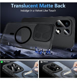 ONEPLUS 15 PREMIUM SLIM MAGSAFE TRANSLUCENT BUMPER CASE MATTE BLACK