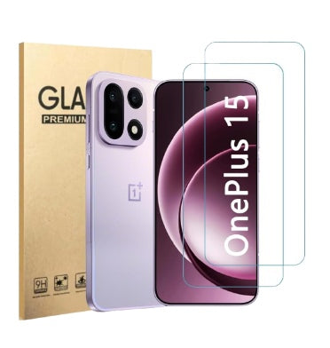 ONEPLUS 15 PREMIUM TEMPERED GLASS SCREEN PROTECTOR 2PK