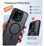 ONEPLUS 15 PREMIUM SLIM MAGSAFE TRANSLUCENT FROSTED CASE MATTE BLACK | FNTCASE
