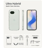 GOOGLE PIXEL 10A PREMIUM SLIM ULTRA HYBRID CASE CLEAR | SPIGEN