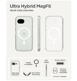 GOOGLE PIXEL 10A PREMIUM SLIM ULTRA HYBRID MAGSAFE CASE CLEAR | SPIGEN
