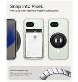 GOOGLE PIXEL 10A PREMIUM SLIM ULTRA HYBRID MAGSAFE CASE CLEAR | SPIGEN