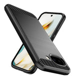 GOOGLE PIXEL 10A PREMIUM SLIM FIT CARBON TEXTURE CASE MATTE BLACK | NATBOK