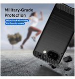 GOOGLE PIXEL 10A PREMIUM SLIM FIT CARBON TEXTURE CASE MATTE BLACK | NATBOK