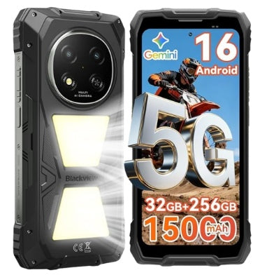 BLACKVIEW ROCK 2 PRO RUGGED 256GB/32GB 15000MAH/CAMPING LIGHT BLACK