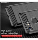 GOOGLE PIXEL 3 XL PREMIUM SLIM CARBON FIBRE TEXTURED CASE BLACK