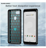 GOOGLE PIXEL 3 XL PREMIUM SLIM CARBON FIBRE TEXTURED CASE BLACK