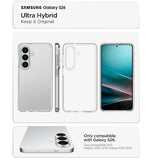 SAMSUNG GALAXY S26 PREMIUM ULTRA HYBRID CRYSTAL CASE CLEAR | SPIGEN