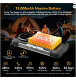 BLACKVIEW ROCK 2 PRO RUGGED 256GB/32GB 15000MAH/CAMPING LIGHT BLACK