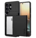SAMSUNG GALAXY S26 ULTRA PREMIUM SLIM ARMOR CARD CASE BLACK | SPIGEN