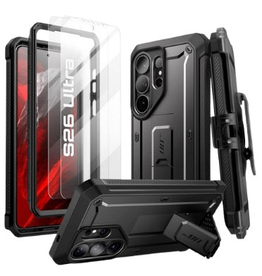 SAMSUNG GALAXY S26 ULTRA FULL BODY RUGGED PROTECTIVE CASE BLACK | SUPCASE