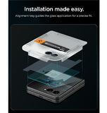 SAMSUNG GALAXY Z FLIP 8 PREMIUM TEMPERED GLASS SCREEN PROTECTOR 2PK | SPIGEN