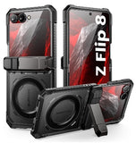 SAMSUNG GALAXY Z FLIP 8 PREMIUM FULL BODY PROTECTIVE MAGSAFE CASE BLACK | SUPCASE