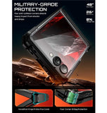 SAMSUNG GALAXY Z FLIP 8 PREMIUM FULL BODY PROTECTIVE MAGSAFE CASE BLACK | SUPCASE