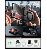 SAMSUNG GALAXY Z FLIP 8 PREMIUM FULL BODY PROTECTIVE MAGSAFE CASE BLACK | SUPCASE