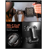 SAMSUNG GALAXY Z FLIP 8 PREMIUM FULL BODY PROTECTIVE CASE BLACK | SUPCASE