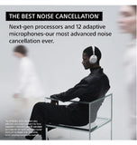 SONY WH1000XM6 NOISE CANCELLING WIRELESS HEADPHONES PLATINUM SILVER