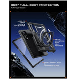 SAMSUNG GALAXY Z FOLD 8 PREMIUM FULL BODY PROTECTIVE MAGSAFE CASE BLACK | SUPCASE