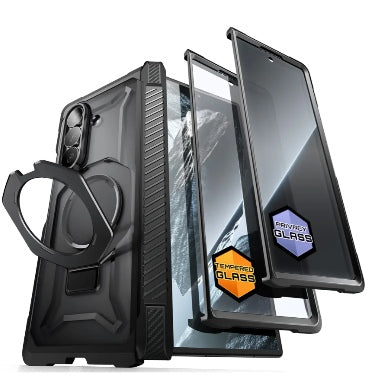SAMSUNG GALAXY Z FOLD 8 ULTRA PREMIUM FULL BODY PROTECTIVE MAGSAFE & GRIP CASE BLACK | SUPCASE