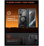 SAMSUNG GALAXY Z FOLD 8 ULTRA PREMIUM FULL BODY PROTECTIVE MAGSAFE & GRIP CASE BLACK | SUPCASE
