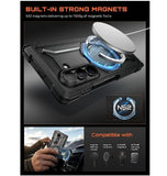 SAMSUNG GALAXY Z FOLD 8 ULTRA PREMIUM FULL BODY PROTECTIVE MAGSAFE & GRIP CASE BLACK | SUPCASE