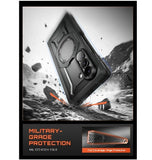 SAMSUNG GALAXY Z FOLD 8 ULTRA PREMIUM FULL BODY PROTECTIVE MAGSAFE & GRIP CASE BLACK | SUPCASE