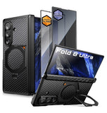 SAMSUNG GALAXY Z FOLD 8 ULTRA PREMIUM FULL BODY PROTECTIVE MAGSAFE & 360° SPIN STAND CASE ARAMID FIBER | SUPCASE