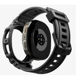 SAMSUNG GALAXY WATCH 9 PREMIUM RUGGED ARMOR PRO CASE 40MM WITH TPU STRAP BLACK | SPIGEN
