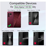 SONY XPERIA 1 VIII PREMIUM TEMPERED GLASS & LENS SCREEN PROTECTOR 3PK | IBYWIND