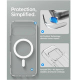 GOOGLE PIXEL 11 PREMIUM SLIM ULTRA HYBRID MAGSAFE CASE CLEAR | SPIGEN