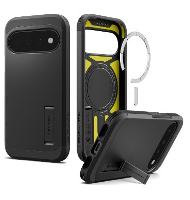 GOOGLE PIXEL 11 PRO PREMIUM TOUGH ARMOR MAGSAFE CASE BLACK | SPIGEN