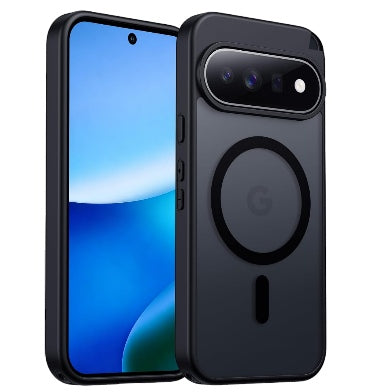 GOOGLE PIXEL 11 PRO PREMIUM SLIM MAGSAFE TRANSLUCENT BUMPER CASE MATTE BLACK | SPIDERCASE