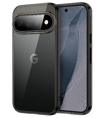 GOOGLE PIXEL 11 PRO XL PREMIUM PROTECTIVE TPU CASE CLEAR/BLACK | JETECH
