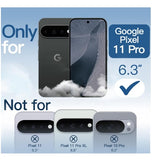 GOOGLE PIXEL 11 PRO PREMIUM PROTECTIVE TPU CASE CLEAR/BLACK | JETECH
