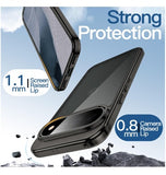 GOOGLE PIXEL 11 PRO PREMIUM PROTECTIVE TPU CASE CLEAR/BLACK | JETECH