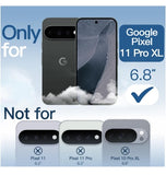 GOOGLE PIXEL 11 PRO XL PREMIUM PROTECTIVE TPU CASE CLEAR/BLACK | JETECH