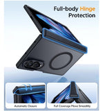 SAMSUNG GALAXY Z FOLD 8 PREMIUM SLIM TRANSLUCENT MAGSAFE BUMPER CASE BLACK/CLEAR | FNTCASE