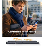 SAMSUNG GALAXY Z FOLD 8 PREMIUM SLIM TRANSLUCENT MAGSAFE BUMPER CASE BLACK/CLEAR | FNTCASE