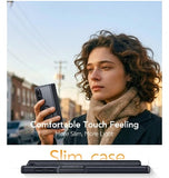 SAMSUNG GALAXY Z FOLD 8 PREMIUM SLIM TRANSLUCENT MAGSAFE BUMPER CASE BLACK/CLEAR | FNTCASE