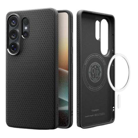 SAMSUNG GALAXY S26 ULTRA PREMIUM SLIM LIQUID AIR MAGSAFE CASE MATTE BLACK | SPIGEN