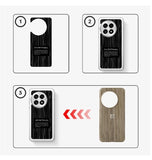 ONEPLUS 13 WOOD GRAIN MAGNETIC HALF-PACK CASE | WOOD BROWN