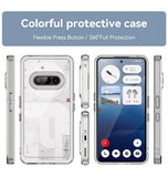 NOTHING PHONE (3A) PROTECTIVE SILICONE TPU CASE CLEAR | FOLUU