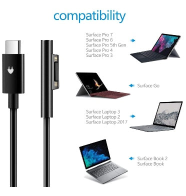 Surface Connect Adapter MICROSOFT SURFACE CONNECT USB-C CHARGING CABLE – ZEEK