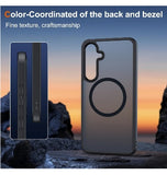 SAMSUNG GALAXY S24+ PREMIUM MAGSAFE CASE TRANSLUCENT BLACK | MEIFIGNO